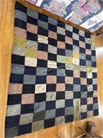 Vintage Knotted & Filled Quilt 60x60"