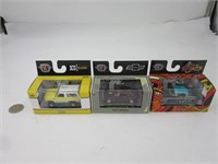 3 voitures die cast M2 Machines