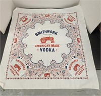 Smithwork American made Vodka bandana.  21x 21