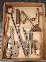 Vintage tools and spark plugs
