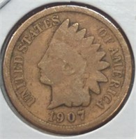 1907 Indian head penny