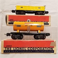 Clean Boxed 1939 Lionel 2652 & 2654 Freights