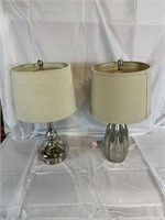2 Contemporary Decorator Lamps