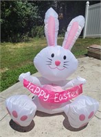 Inflatable Easter bunny lawn decoration. 45ins.