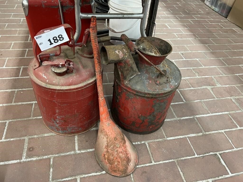 METAL GAS CANS