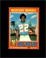 1971 Topps #91 Mercury Morris VG-EX to EX+