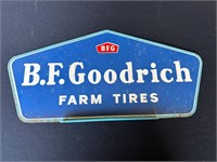 B.F. Goodrich Farm Tires 2 Sided Sign