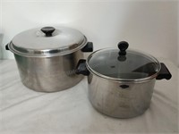 Farberware & Flint Stainless Stock Pots