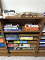 Bookcase, Books on Hiking, Astronomy, Weather …