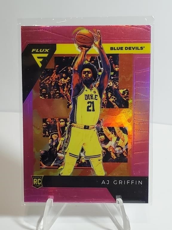 2022 Panini Flux Pink Holo AJ Griffin RC