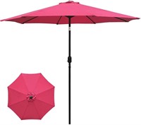 SUNLAX 9ft Outdoor Patio Umbrella, Market Table U