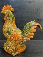 LARGE CERAMIC PAINTED ROOSTER