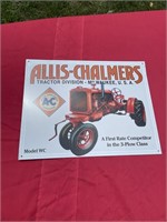 Allis Chambers tractor’s metal sign