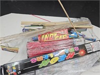 NO SHIPPING!  Assorted Lot of Fire Works SEE PICS