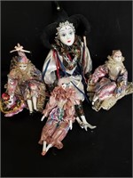 Harlequin Porcelain Dolls