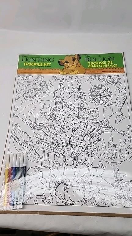 The lion king doodle kit
