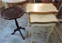 Vintage Stacking Tables & Small Lamp Table