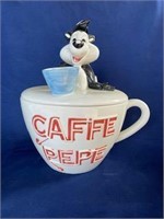 Warner Brothers Pepe LePew in coffee cup