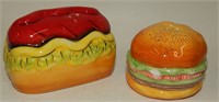 Loaded Cheeseburger & Hot Dog