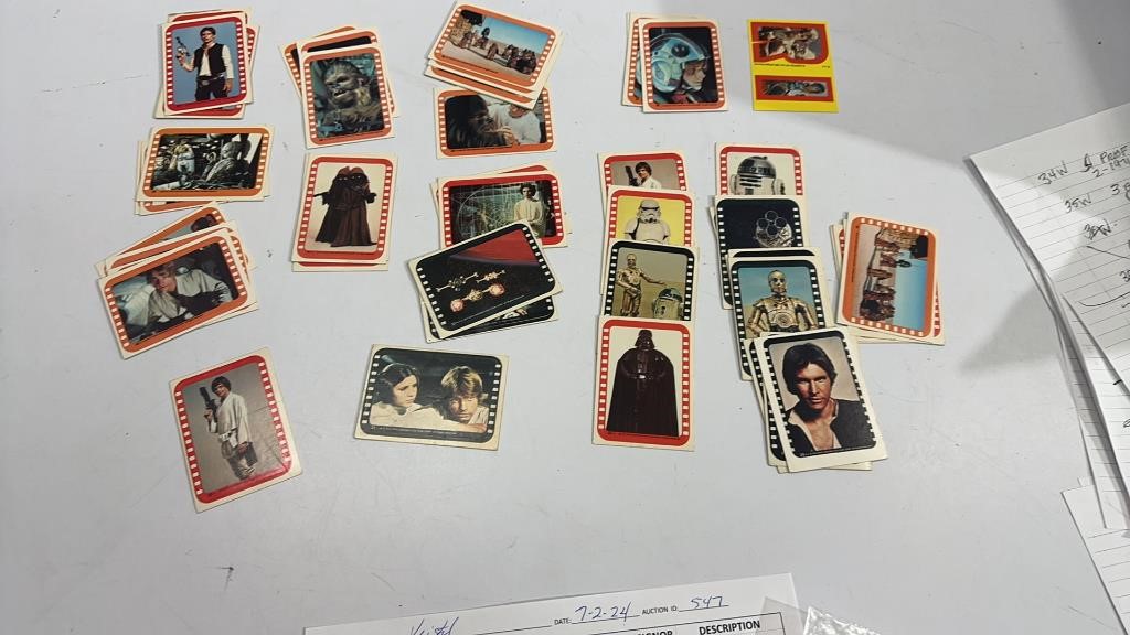 Star Wars Sticker Cards, 1977/1978 K16C