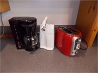 Coffee Maker, Can Opener & Toaster