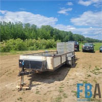 23' Utility Flat Deck Trailer