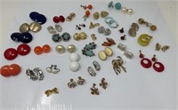 Collection of vintage non-pierced earrings