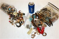 Misc Lot of Assorted Jewelry Parts- Over 6 lbs