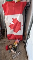 CDN flag, cinch tote, garden accent lights, etc