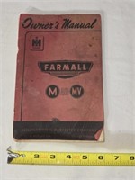 Farmall Owners Manual for M & MV
