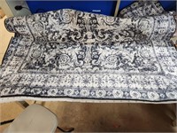 8' x 5' Area Rug With Rubber Backing
