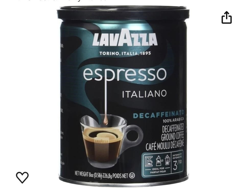 Lavazza Espresso Decaffeinato Ground Coffee