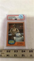 1977 Star Wars threepio and artoo card