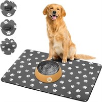 36 x 23 in Quick Dry Absorbent Dog Food Mat