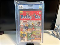 Betty and Me #26 Silver Age Comic CGC Graded 4.5