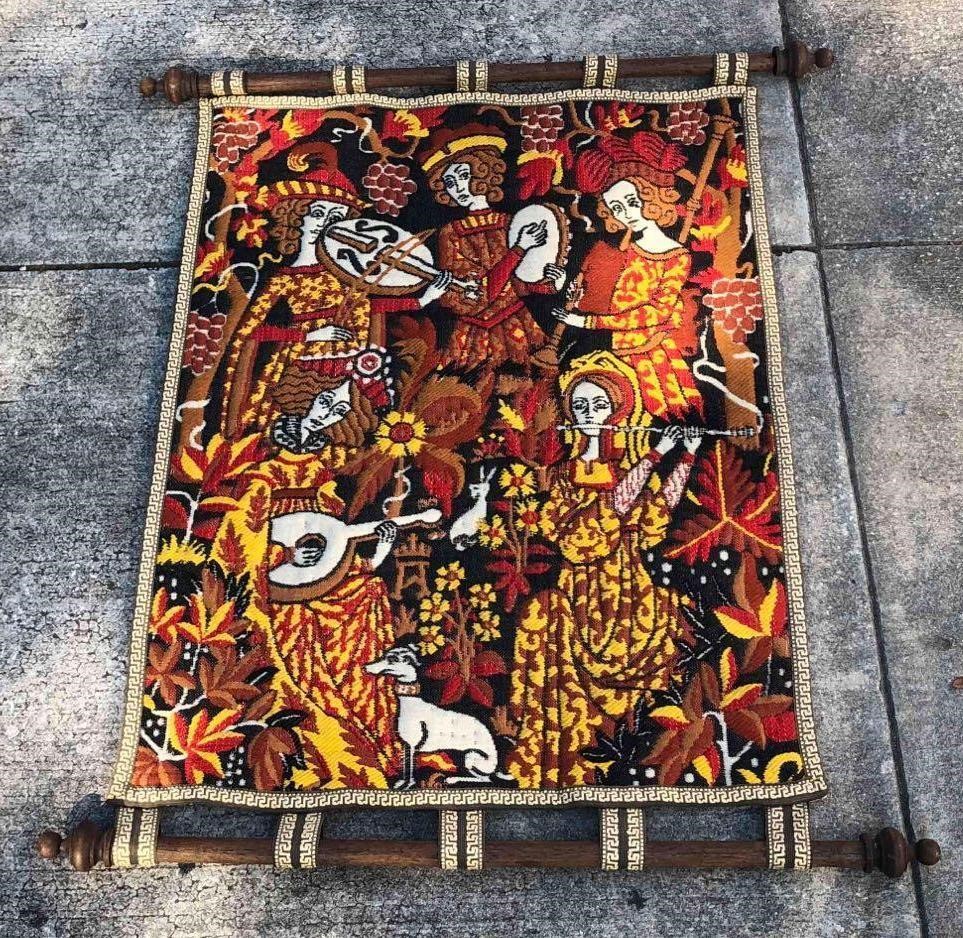 Handmade Tapestry Fernandez Angulo, S.A Musical Qu