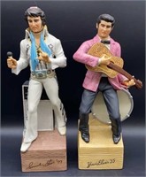 Vintage Elvis Music Boxl Whiskey Decanters