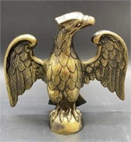 Vintage Brass Eagle Flag Finial