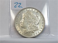 1891 P Morgan Silver Dollar