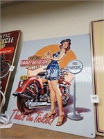 Harley Davidson Adv. Metal Sign