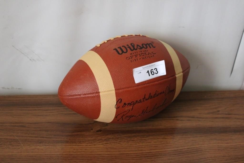 Signed football