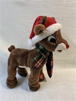 Animated Plush Rudolph Red Nosed Reindeer 16"
