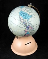 Vintage 9" Small Legends Globe Savings Bank