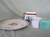 Misc. Tray of Plate & Pottery