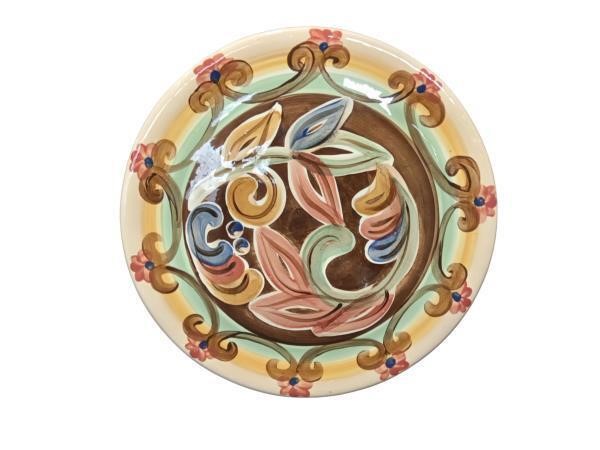 Vicki Carroll Ceramic Plate - Hand Painted Art Des