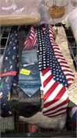 6x patriotic neckties