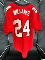 CARNELL CADILLAC WILLIAMS SIGNED BUCS JERSEY