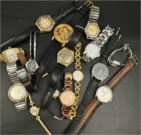 Bulova, timex, benrus and more watches lot