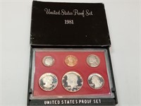 OF) 1981 US proof set