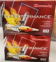 284 - 2 BOXES HORNADY SUPER PERFORMANCE AMMO